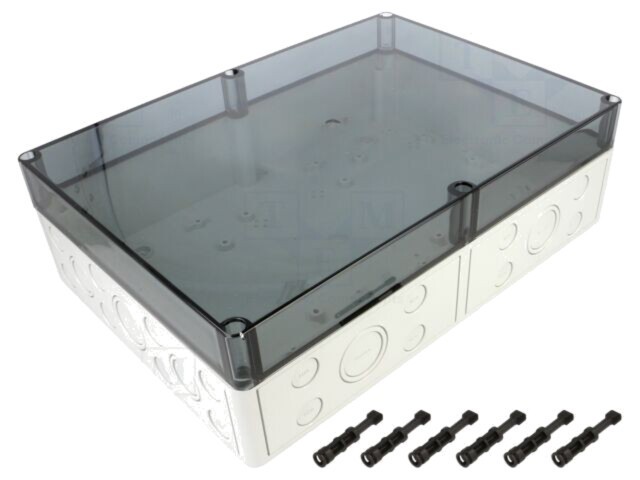 Carcasă universală SPELSBERG TK PC 254x361x111 mm, policarbonat, IP66, gri
