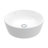 Cumpara ieftin Lavoar pe blat, Villeroy &amp; Boch, Architectura, rotund, 45 cm, cu preaplin, alb