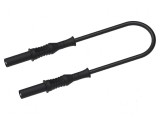 Cablu de măsurare 20A cu mufă banană 4 mm, ambii capete