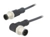 Cablu Senzori Amphenol M12 M12 1m 4 pini IP68 IP69K PUR Aurit