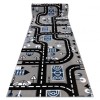 Covor - Mocheta PETIT CITY ORAȘ STRADĂ gri, 200 cm