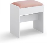 Cumpara ieftin Scaun pentru masa toaleta Vasagle, Roz, 28.6 x 45 x 45 cm