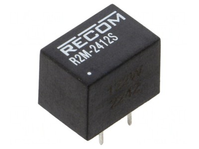 Convertor DC/DC 2W 9-36V la 12V 167mA SIP8 R2M-2412S foto