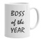 Cana alba personalizata &quot;Boss of the year&quot;, INOVATIX&reg;. 330ml