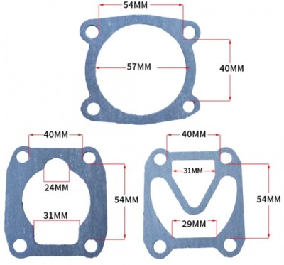 Set garnituri cap compresor 42mm S-BAMA SPC110 foto