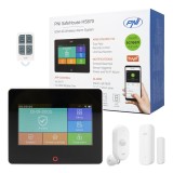 Sistem de alarma PNI SafeHouse HS670 Wi-Fi GSM 4G, ecran tactil color, compatibil cu aplicatia Tuya Smart