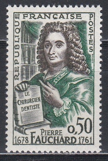 Franta 1961 - 200 de ani de la nașterea lui Pierre Fauchard, MNH