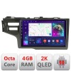 Navigatie Honda Fit 2014-2019 Android ecran Qled 2K Octa core 4+32 Kit-fit-14+EDT-E409-2K CarStore Technology