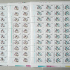 TIMBRE ROMÂNIA LP1495/1999 NOI SPORTURI OLIMPICE -SET 3 COLI 50 timbre MNH