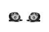 Set faruri tuning FIAT 500 (312), 03.2007-08.2015, H1; electrical; negru, transparent; TUNING; halogen,