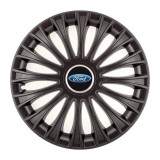 Set 4 Capace Roti, potrivite jantelor de R14, pentru Ford, model dino Negru