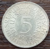 (A32) MONEDA DIN ARGINT GERMANIA - 5 MARK 1973, LIT D, 11,2 GRAME. PURITATE 625, Europa