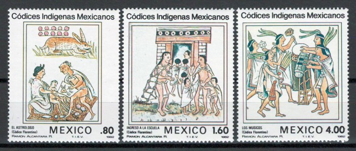 Mexic 1982 MNH - Codurile native mexicane - Codexul Florentin, nestampilat