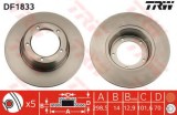 Disc frana LAND ROVER DISCOVERY II (LJ, LT) (1998 - 2004) TRW DF1833