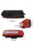 Set 2 Auto LED Lampi Spate Stanga Si Dreapta, LED SMD, 24V, Compatibile VOLVO