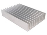 Radiator extrudat cu aripioare 180mmx124mmx35mm