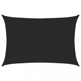 Cumpara ieftin Panza parasolar, negru, 3,5x5 m, HDPE, 160 g/m&sup2;