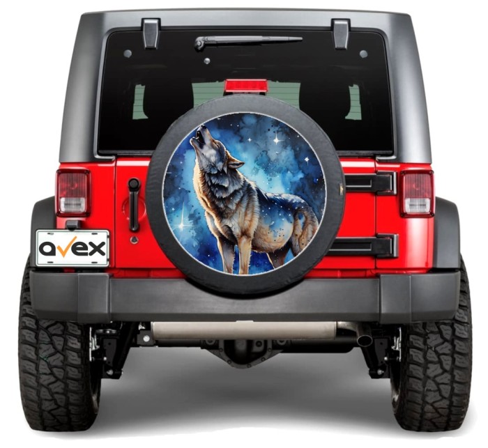 Sticker Auto &quot;Roata de Rezerva&quot; rezistenta la intemperii si raze UV, diametru 55 cm, Cod: AVX-RR01 FAVLine Selection