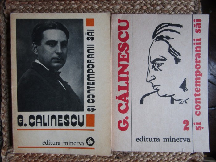 G.CALINESCU SI CONTEMPORANII SAI ( 2 VOLUME) CORESPONDENTA PRIMITA AUTOGRAFE