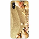 Husa silicon pentru Xiaomi Mi 8 Pro, Beach Sand Gold