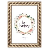 Rama foto 282-A-1215 57, dreptunghiulara, 18 x 13 cm, auriu, MDF