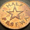 Moneda exotica FAO HALF PESEWA - GHANA, anul 1967 * cod 344