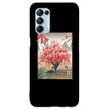 Husa compatibila cu Oppo A31 model Sakura tree, Silicon, TPU, Viceversa, Transparent, Carcasa