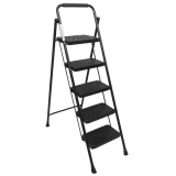 Scara metalica cu 5 trepte late, pliabila negru Z-TOOLS / ZTS 8089