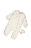 Cumpara ieftin Salopeta cu fermoar, Lamb, BabyCosy, 100% bumbac organic (Marime: 12-18 Luni)