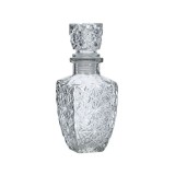 Sticla pentru lichior cu dop patrat si modele, 250 ml, transparenta, ATU-089941, Oem