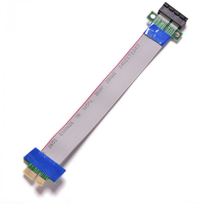 Extensie, prelungire PCI-E 1X la PCI-E 1X, Riser, 19 cm