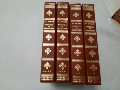 VICONTELE DE BRAGELONNE - ALEXANDRE DUMAS - 4 VOLUME RF12/3 foto