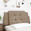 Gossi perna pentru tablie pat, cappuccino, 100 cm, piele artificiala