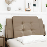 VidaXL Pernă pentru tăblie pat, cappuccino, 100 cm, piele artificială