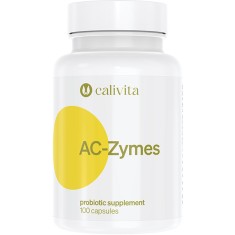 AC-Zymes Probiotice Naturale Lactobacillus Acidophilus (100 Capsule) - Calivita