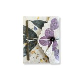 Jurnal Lokta Bougainvillea, Handmade, Mediu, 15 x 12 cm, 45 file, Violet