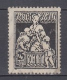 ROMANIA 1928 ASISTENTA SOCIALA TIMBRE DE AJUTOR CU FILIGRAN ORIZONTAL MNH, Nestampilat