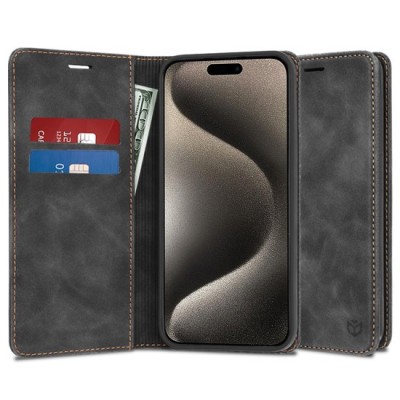 Husa pentru iPhone 15 Pro Max - Techsuit Confy Cover - Black foto