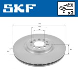 SKF VKBD 80277 V2 Disc frana