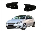 Capace Oglinzi Batman Negru Lucios Peugeot 308 II (2013-2021) ALM - Ornamente Tuning Exterior
