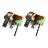 Cumpara ieftin Set doua kituri supravietuire Amnar pentru camping si Fluier DEPOX&reg;, otel inoxidabil, 11 cm