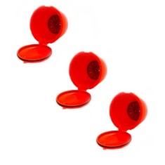 Set 3 Capsule cafea, reutilizabila, reincarcabila, compatibil Dolce Gusto, portocaliu foto