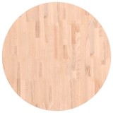 Cumpara ieftin Blat de masa rotund, &Oslash;80x2,5 cm, lemn masiv de fag