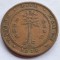 419. Moneda Ceylon 5 cent 1870