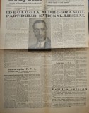 Cumpara ieftin Ziarul Drapelul ,23 Dec.1947 ;Ideologia si programul Partidului National Liberal