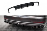 Difuzor Maxton Design pentru bara spate a Audi S8 D5 2019-2021, lac negru
