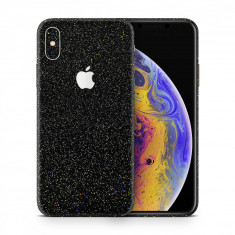 Skin Apple iPhone XR (set 2 folii) NEGRU GALACTIC foto