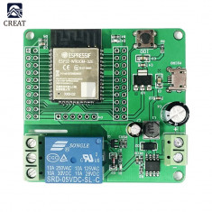 placa dezvoltare cu releu inclus esp32-wroomer DC7-60V UART