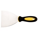 Spaclu din inox 100 mm cu maner bi-material ergonomic Topex