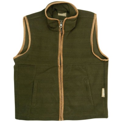 Vesta Fleece Jack Pyke Junior Countryman Dark Olive S foto